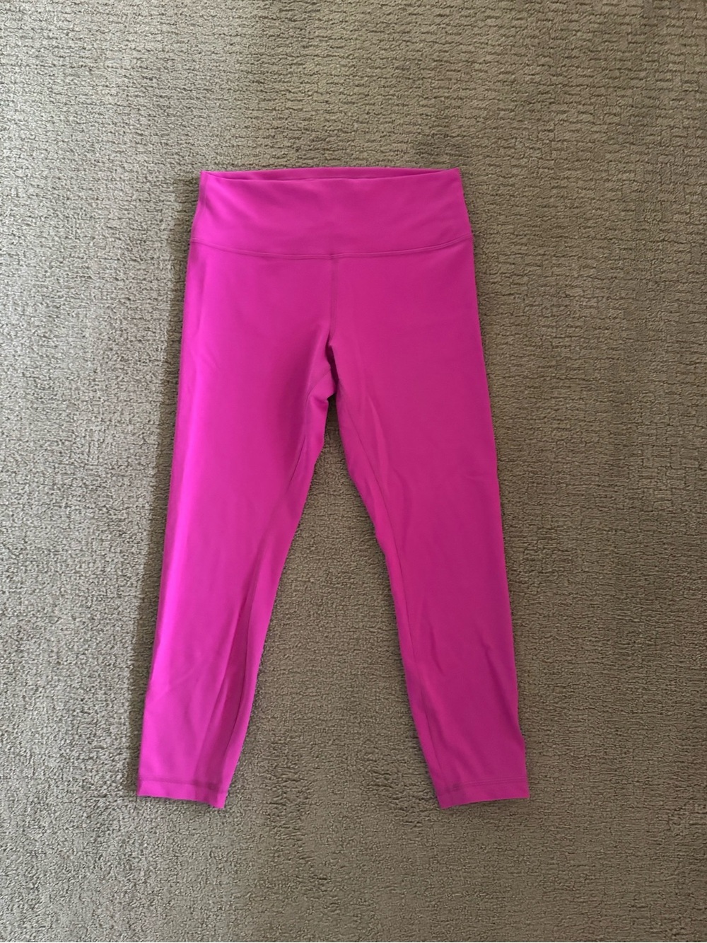 lululemon Hot Pink Leggings 25” inseam